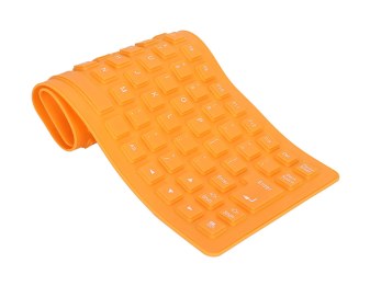 Flexible keyboard A flexible keyboard. Source: amazon.ca